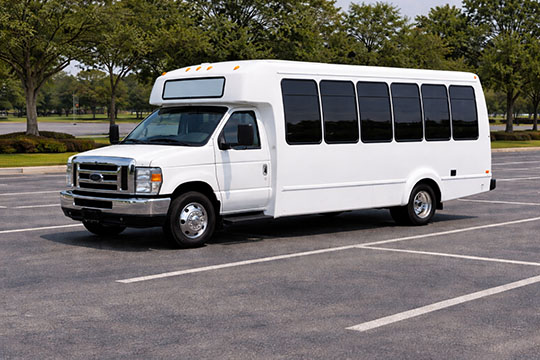 20-passenger minibus available for charter in Wheatfield, IN